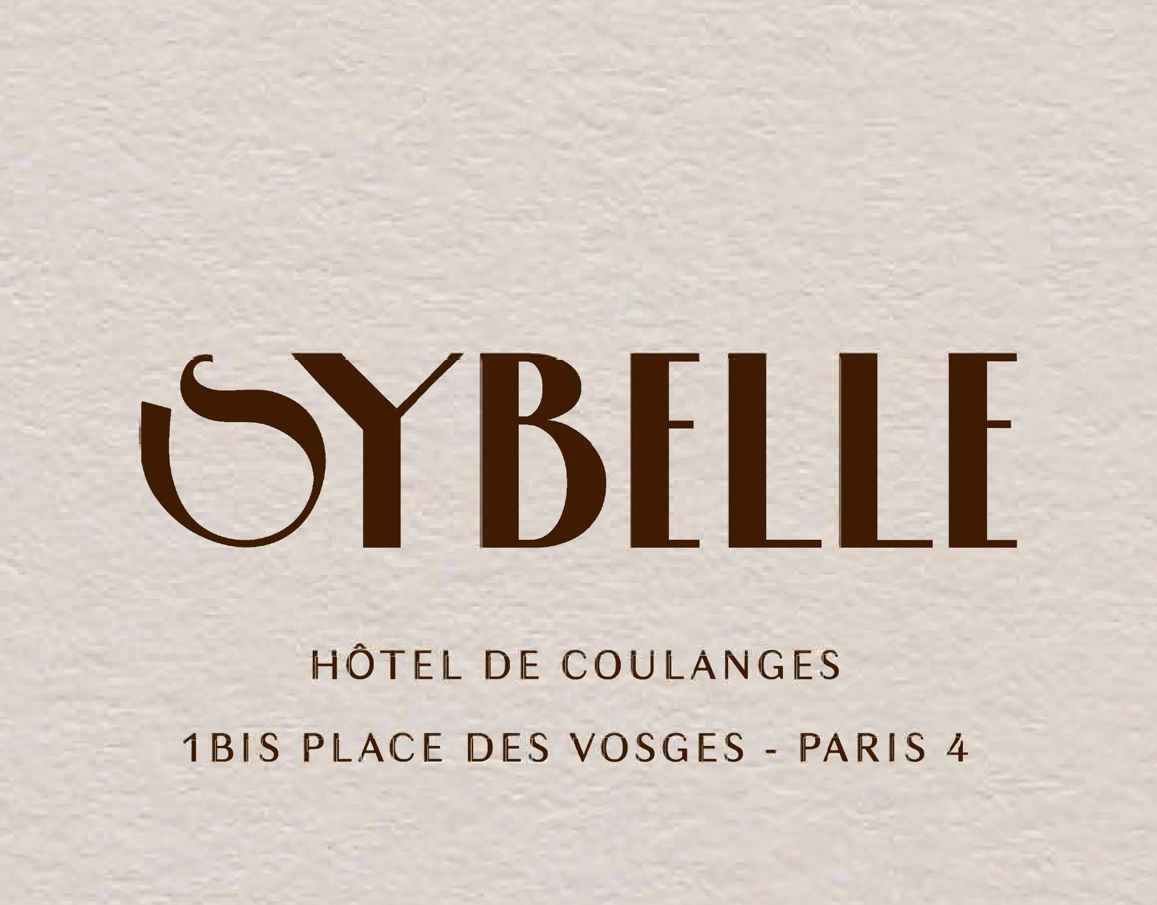 HÔTEL COULANGES — DEVIENT SYBELLE